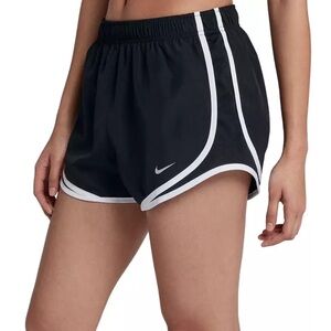 Nike black track running shorts
